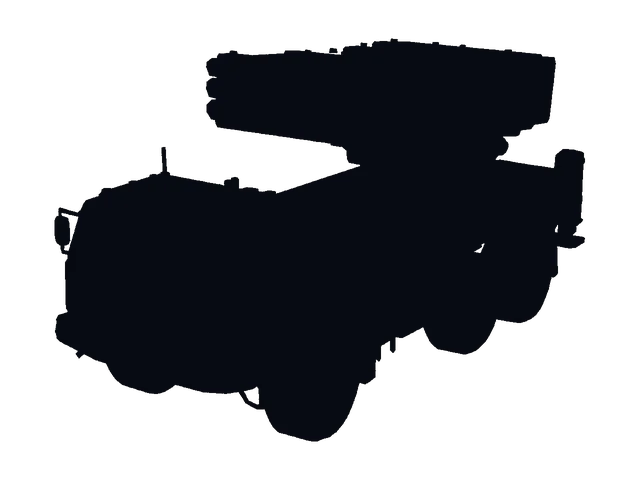 Rocket artillery, silhouette