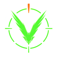 The Hold the Sky: Peregrine mark: a diving peregrine inside a green broken reticle with an orange north tick